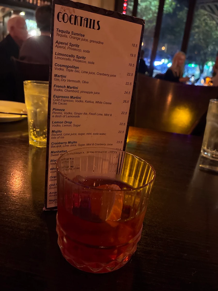 Menu, Copperwood Restaurant