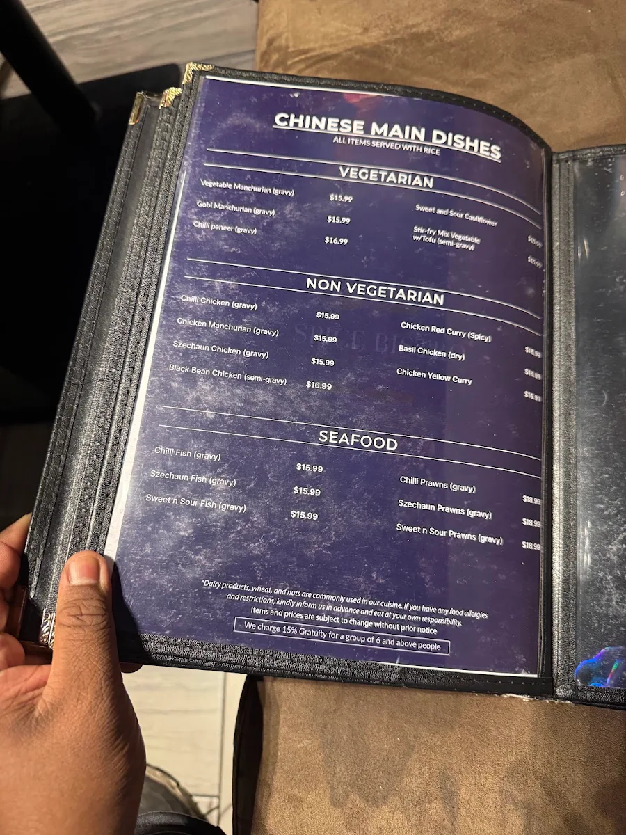 Menu, 7 Spice Bistro – Authentic Indian Restaurant | Hakka Cuisine | Catering service | Food Truck Catering Brampton