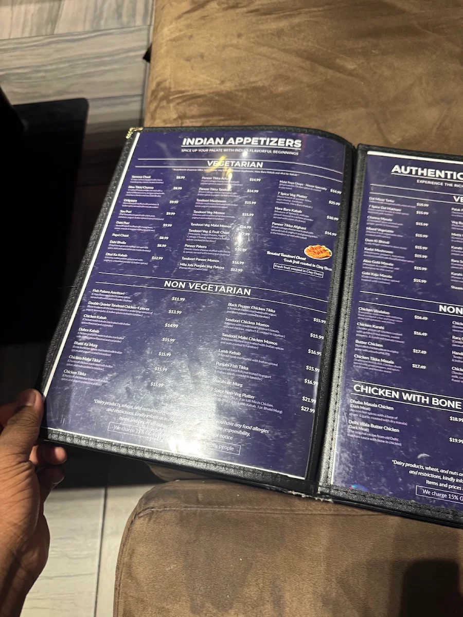 Menu, 7 Spice Bistro – Authentic Indian Restaurant | Hakka Cuisine | Catering service | Food Truck Catering Brampton