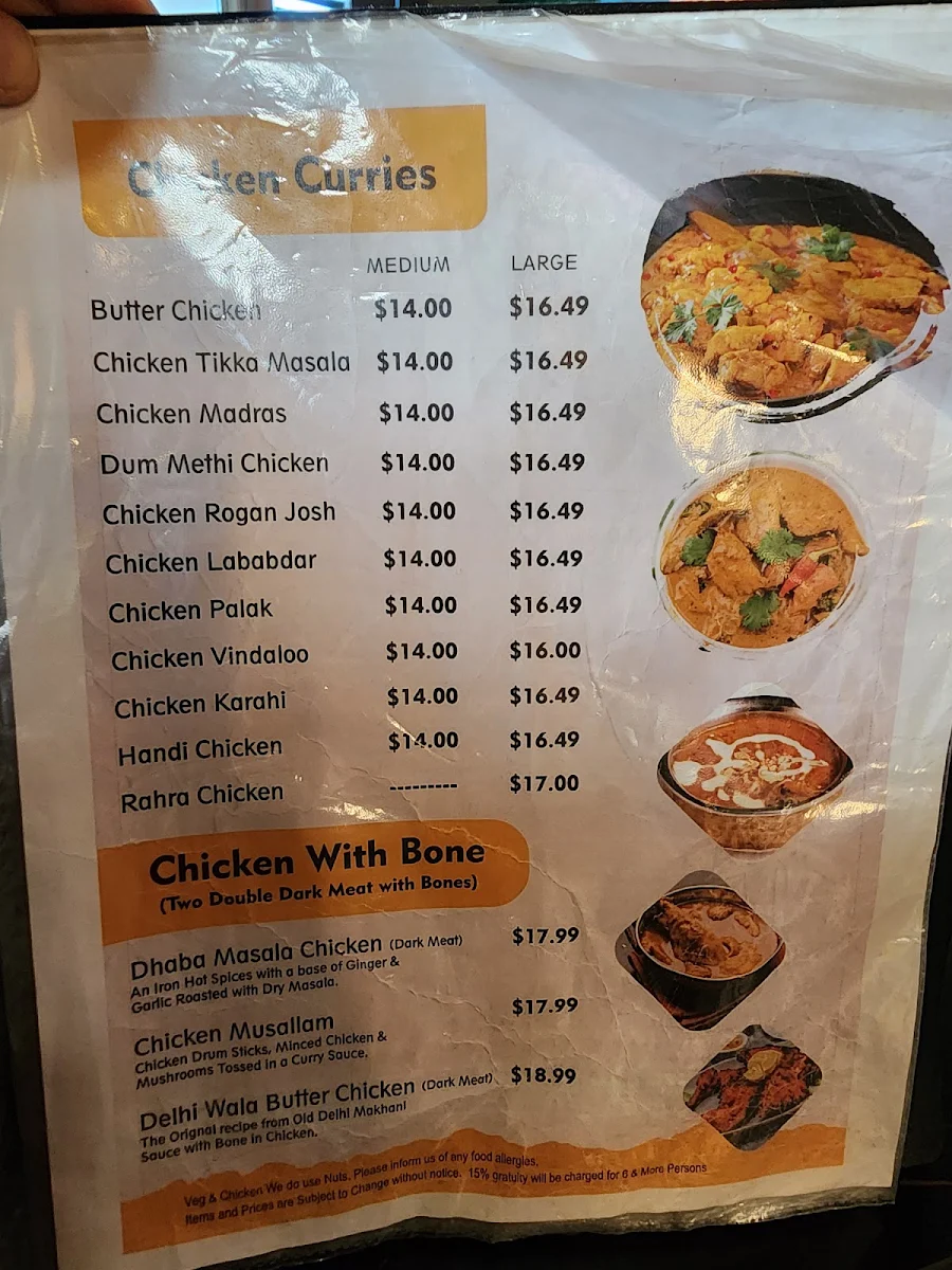 Menu, 7 Spice Bistro – Authentic Indian Restaurant | Hakka Cuisine | Catering service | Food Truck Catering Brampton