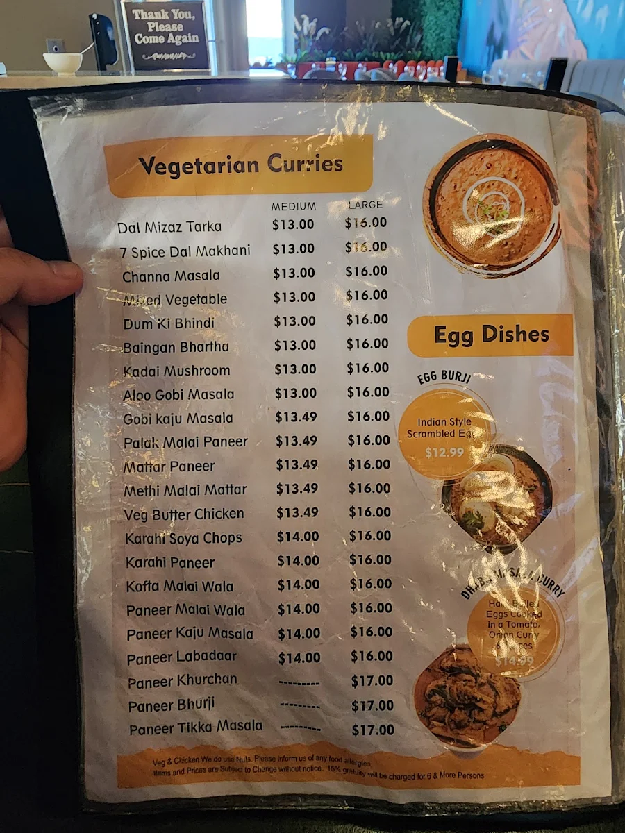 Menu, 7 Spice Bistro – Authentic Indian Restaurant | Hakka Cuisine | Catering service | Food Truck Catering Brampton