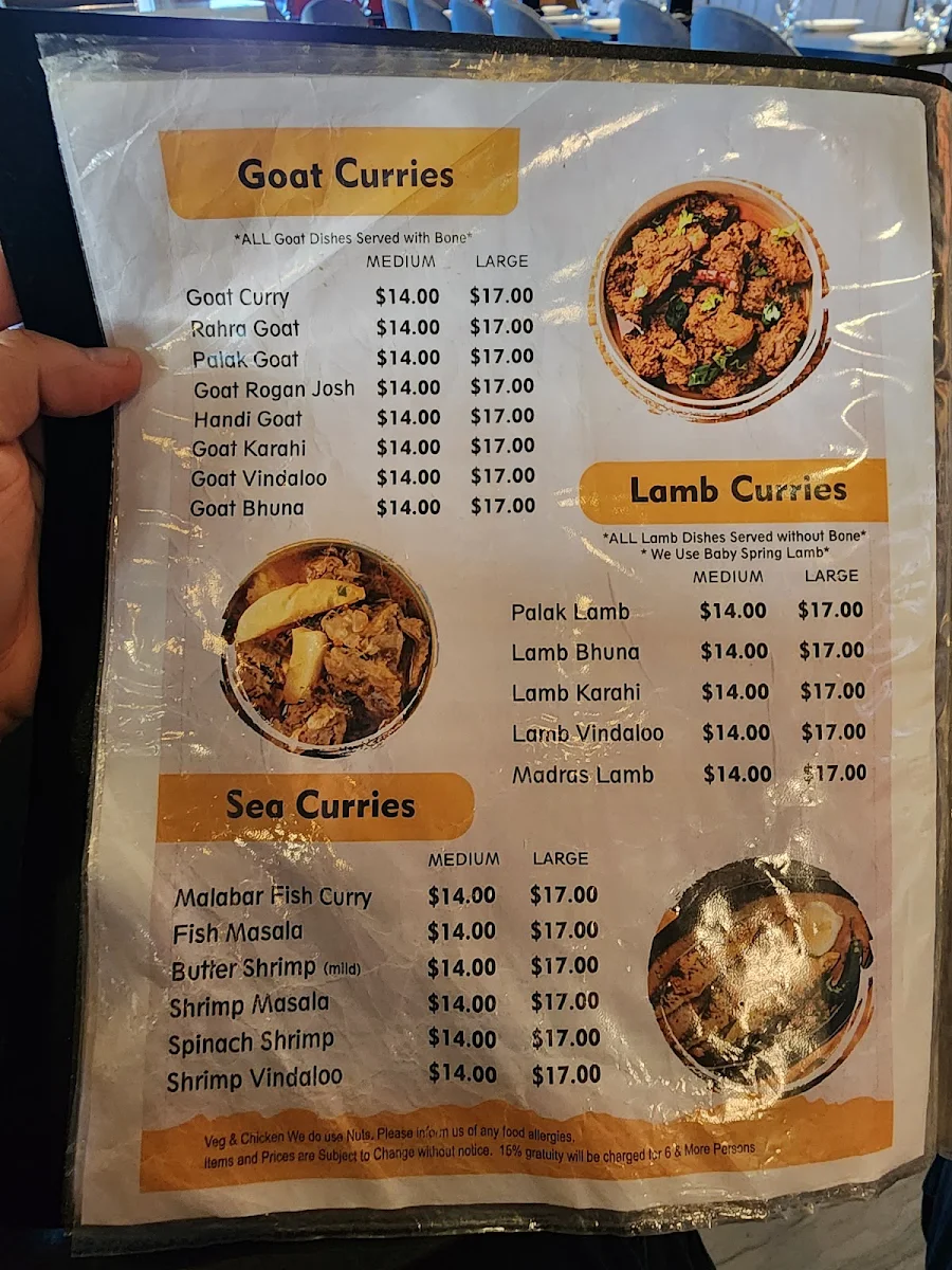 Menu, 7 Spice Bistro – Authentic Indian Restaurant | Hakka Cuisine | Catering service | Food Truck Catering Brampton