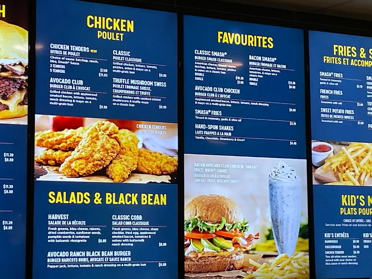 Menu, Smashburger