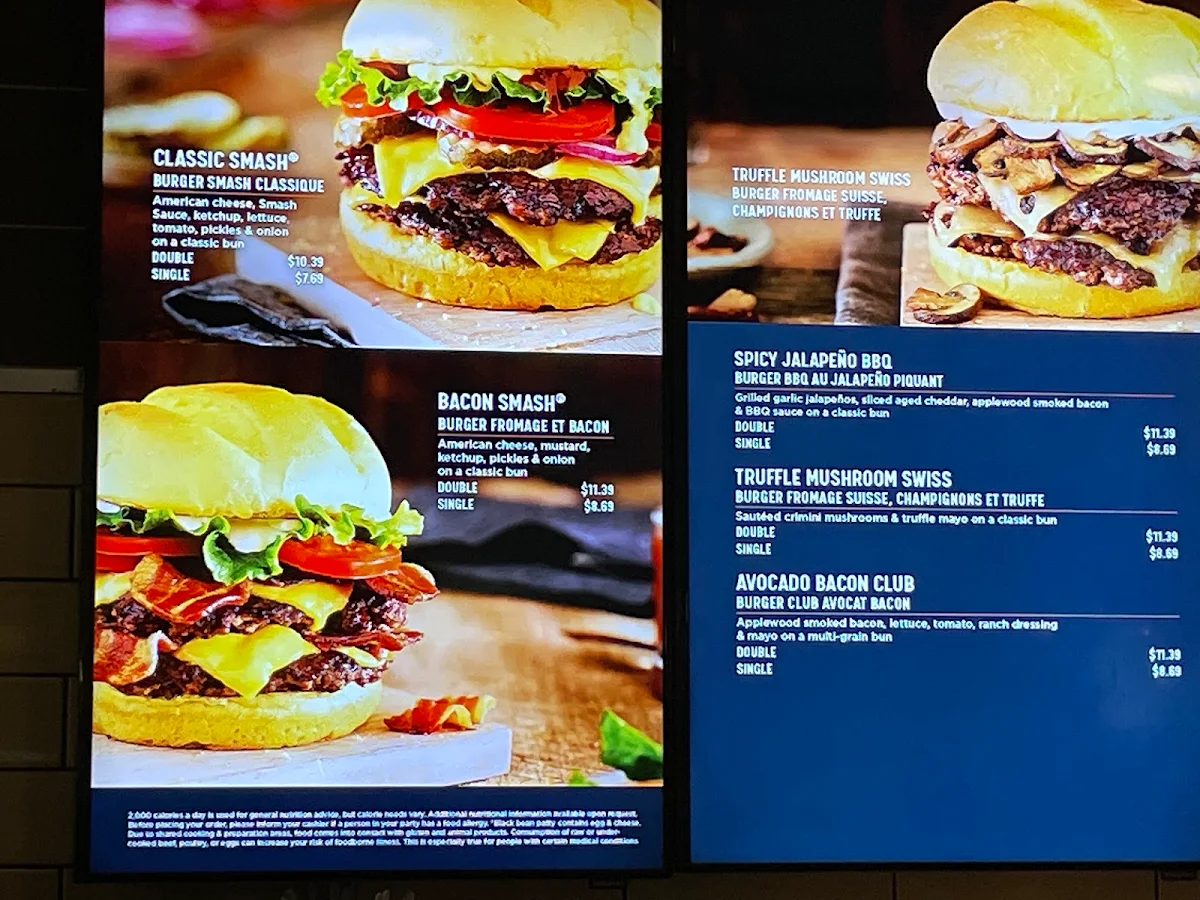 Menu, Smashburger