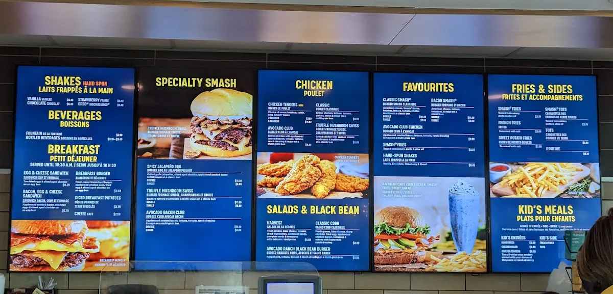 Menu, Smashburger