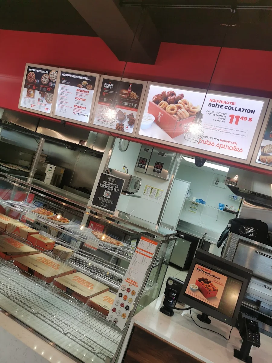 Menu, Pizza Pizza