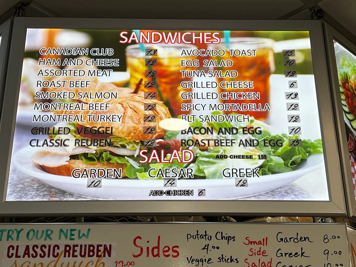 Menu, Cream n Sugar Cafe and Bistro