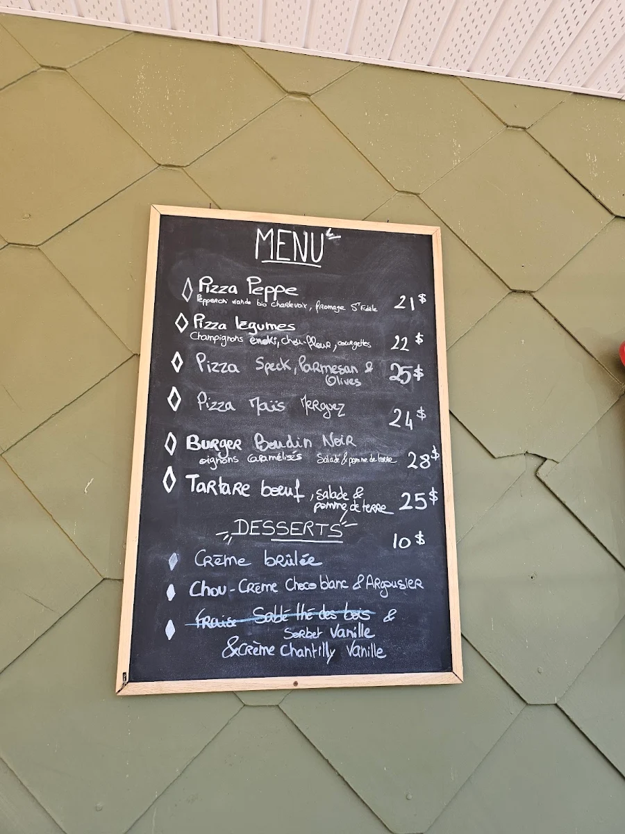 Menu, GABILE Restaurant