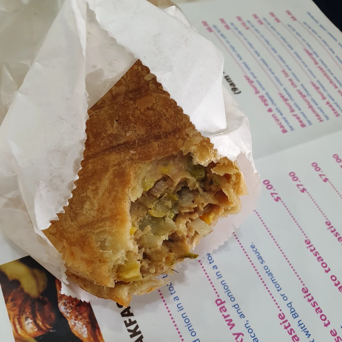 Menu, Wonda Bake