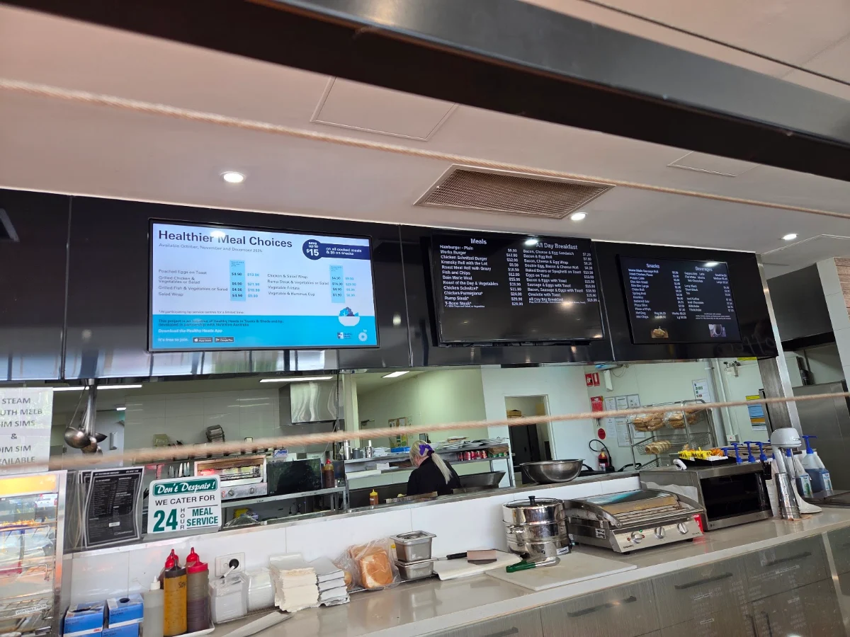 Menu, Road Haven Cafe