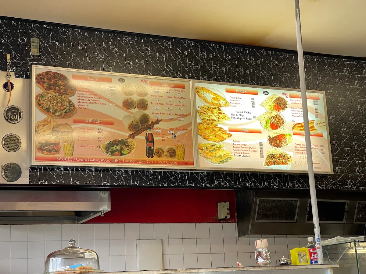Menu, Korkmaz Kebab House
