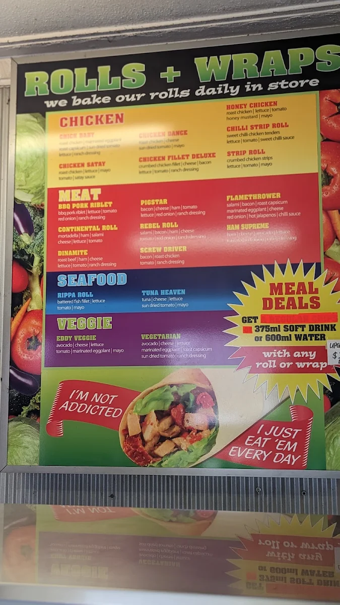 Menu, Star Cafe