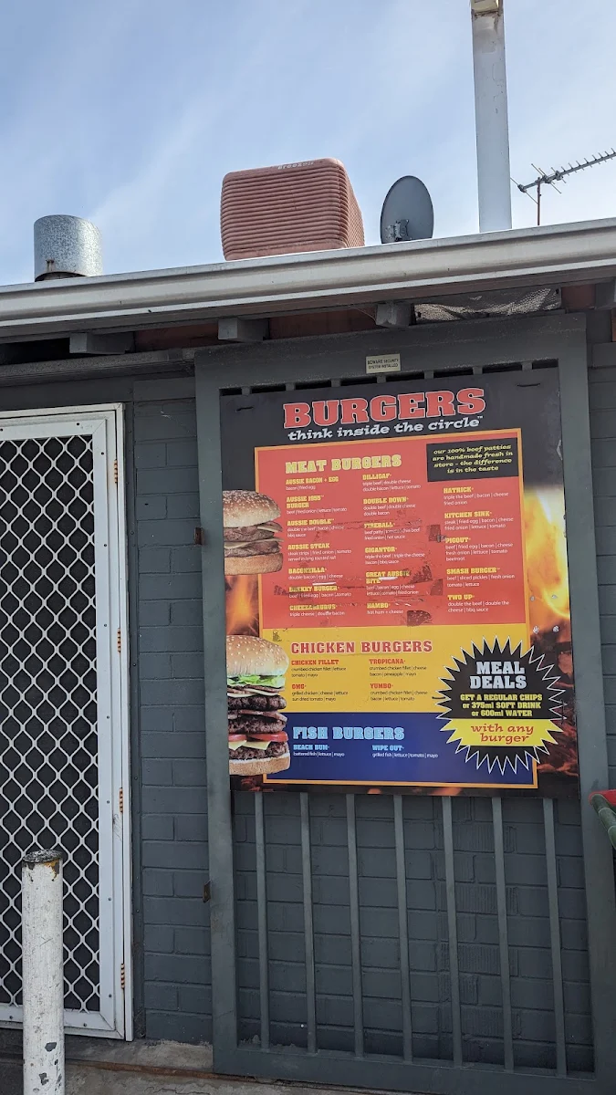 Menu, Star Cafe