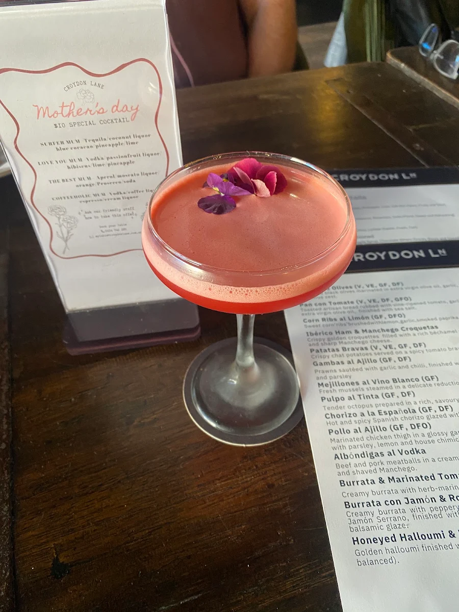 Menu, Croydon Lane Wine & Tapas Bar