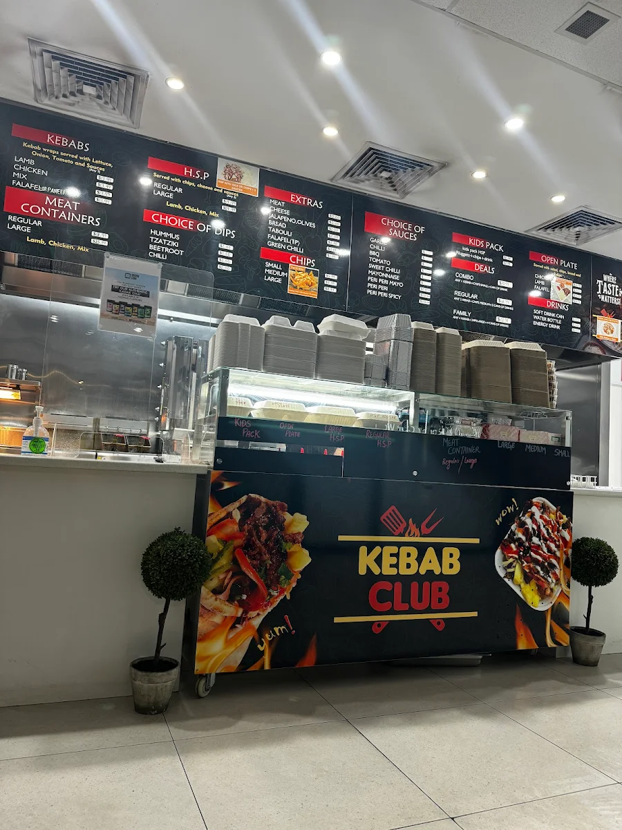 Menu, Kebab Club Tarneit
