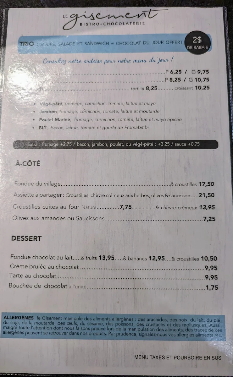 Menu photo 1