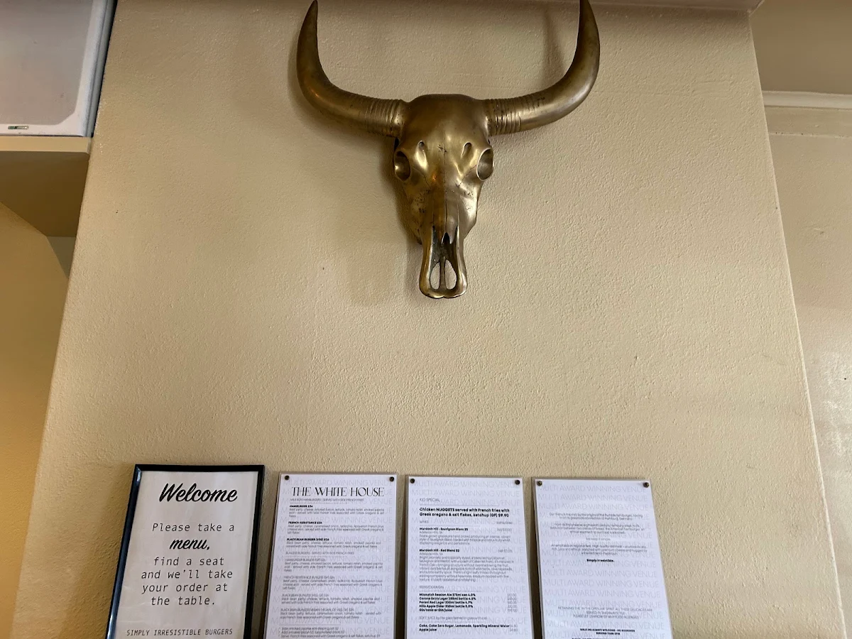 Menu, The White House