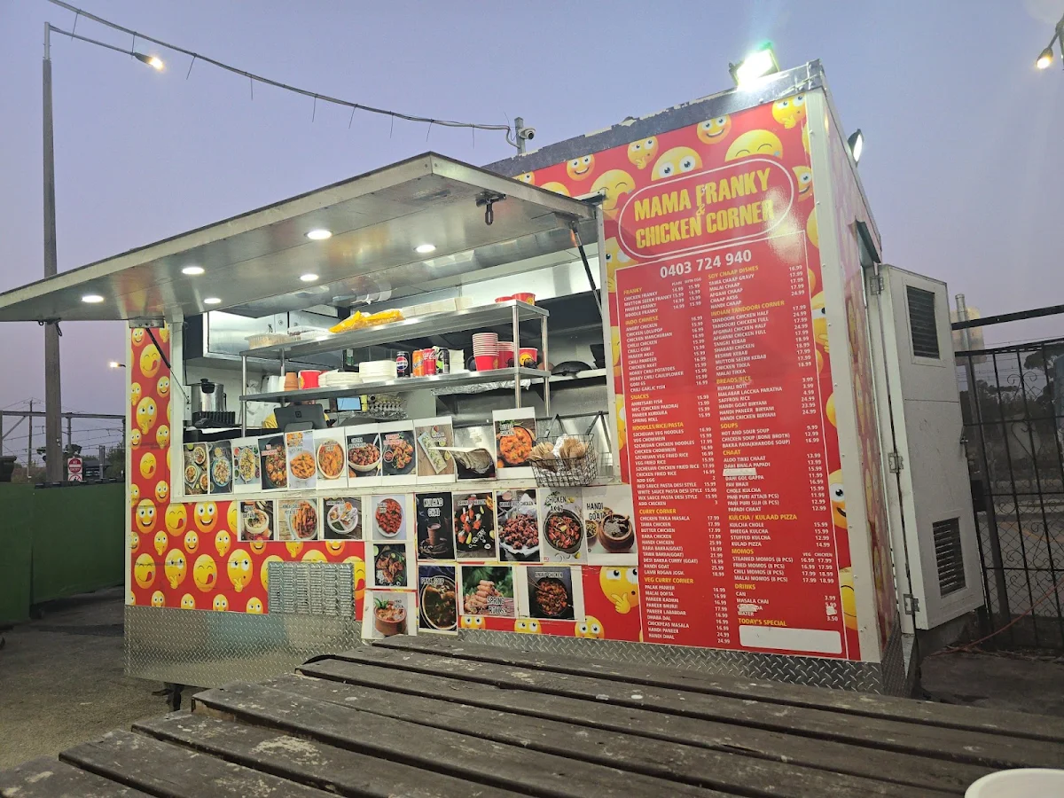 Menu, MAMA FRANKY AND CHICKEN CORNER