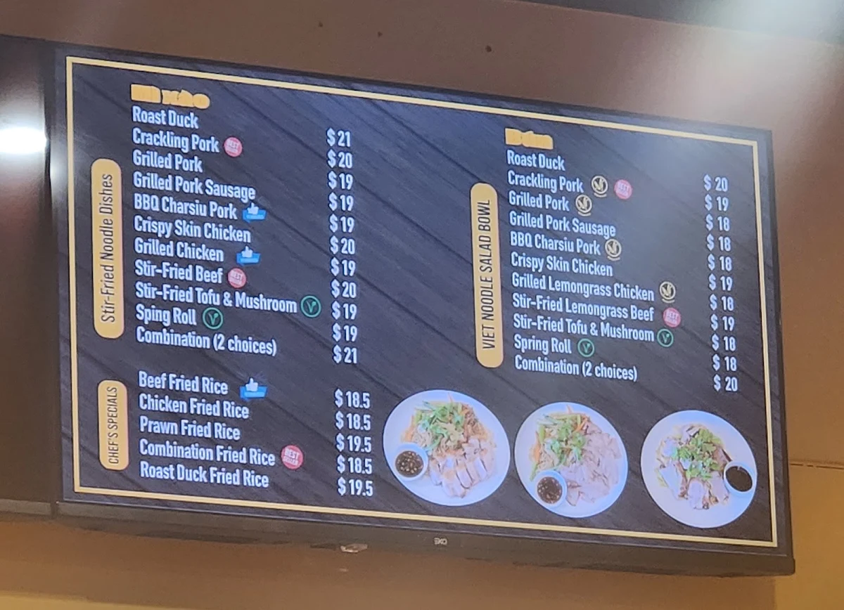 Menu, Crackling - Holland Park West