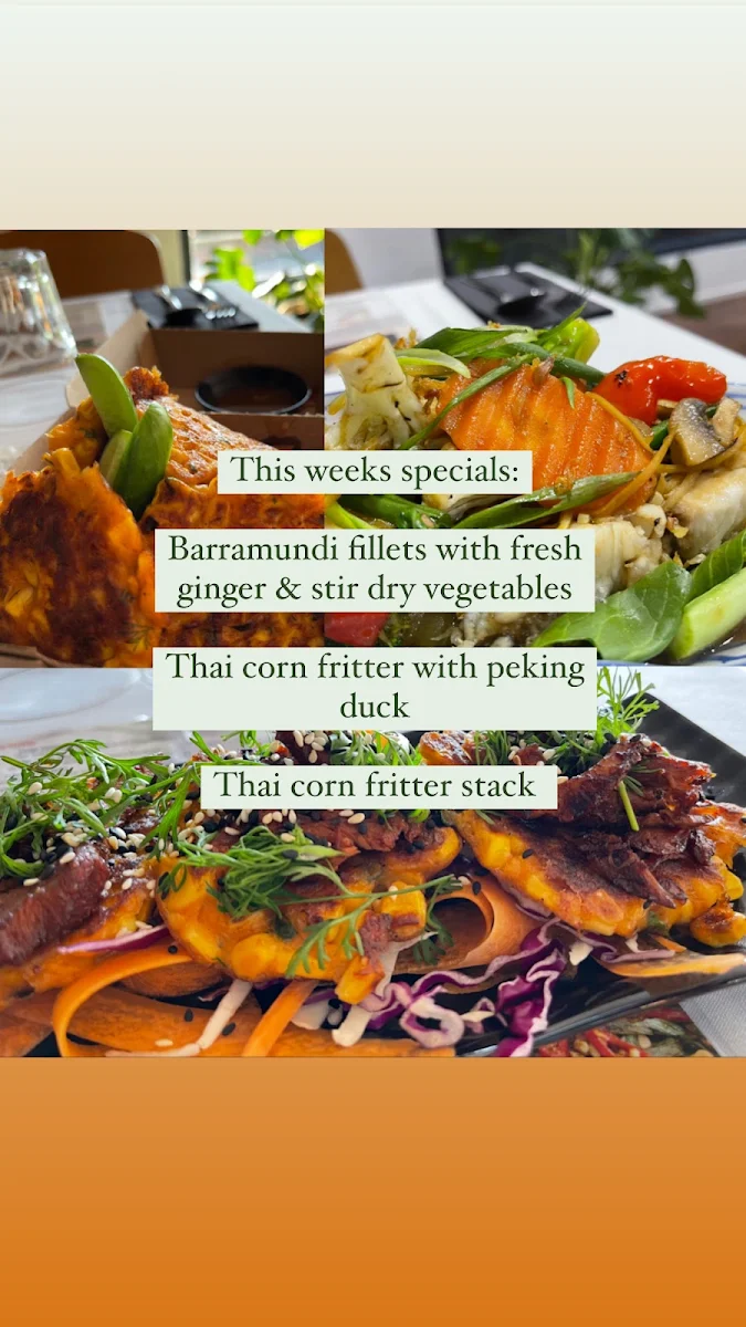 Menu, POJ'S CHARM THAI RESTAURANT AND CAFE