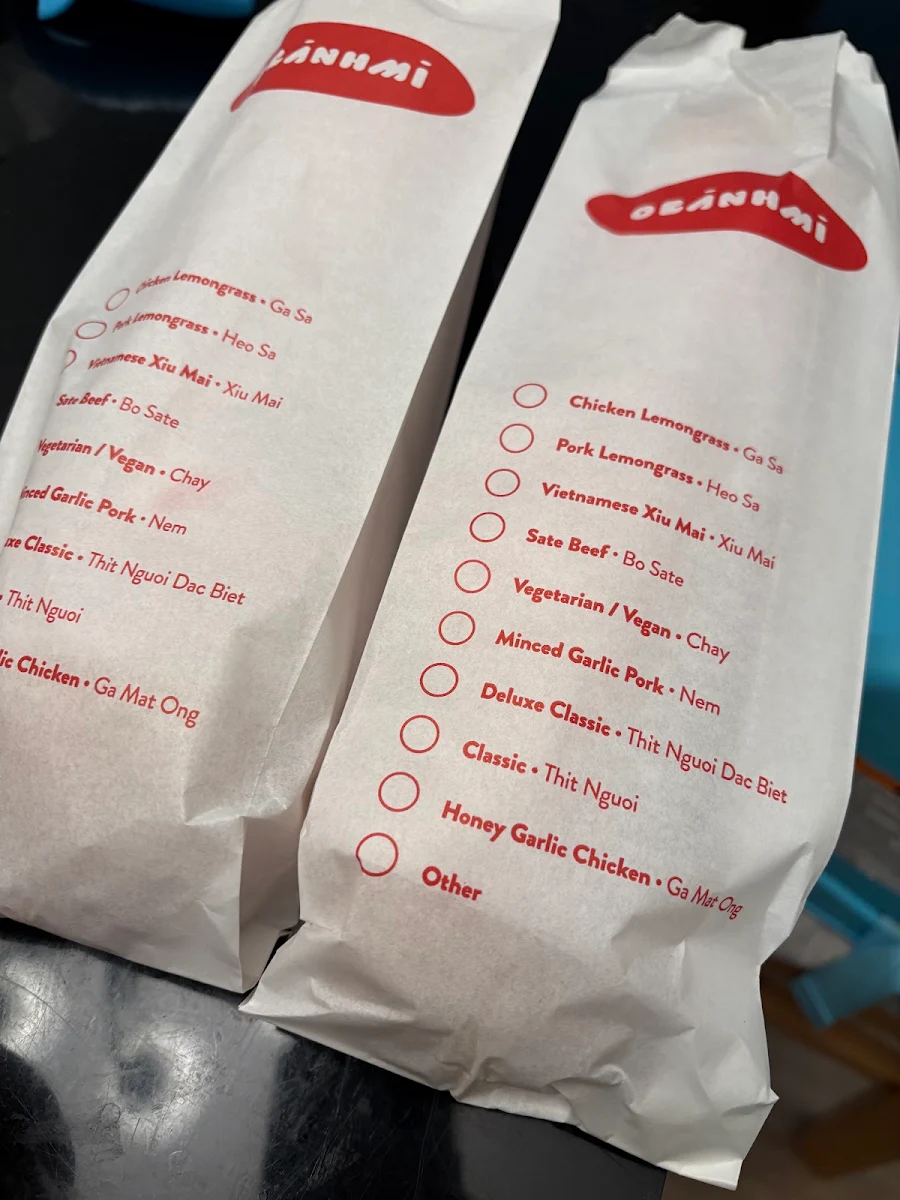 Menu, Obanhmi Coquitlam