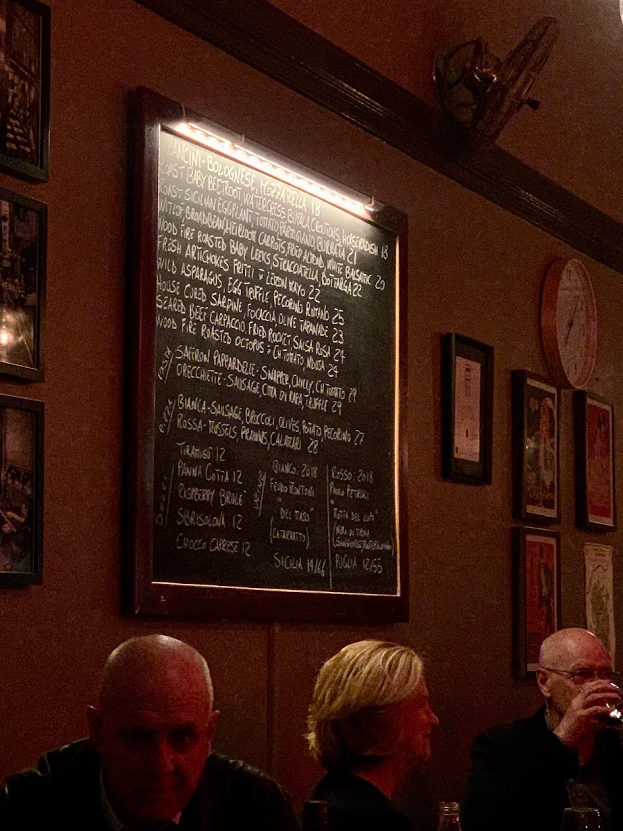 Menu, La Disfida Haberfield