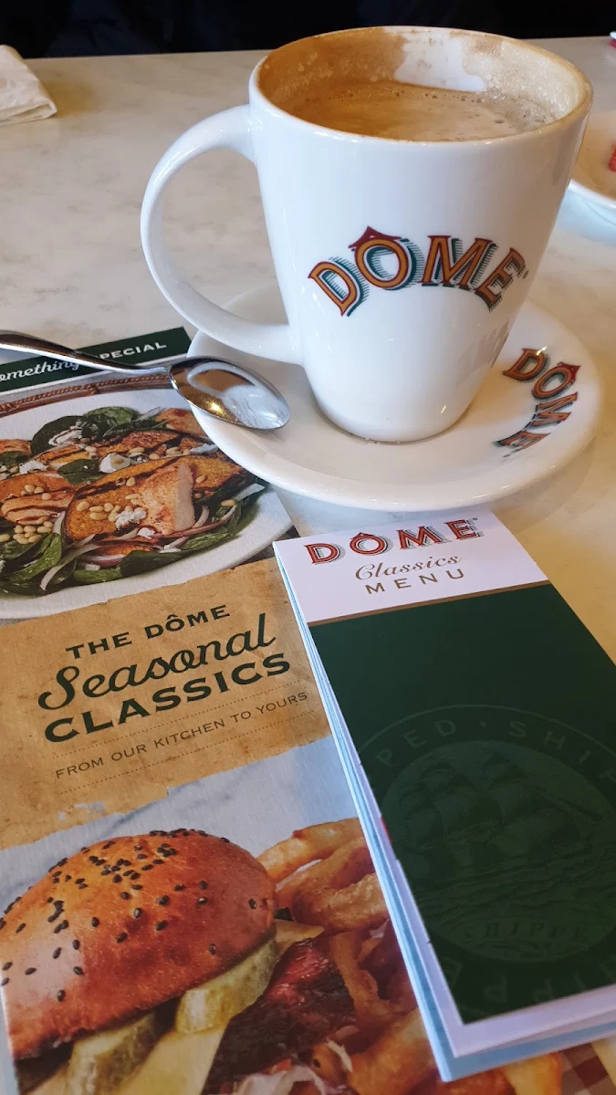 Menu, Dôme Café - Albany