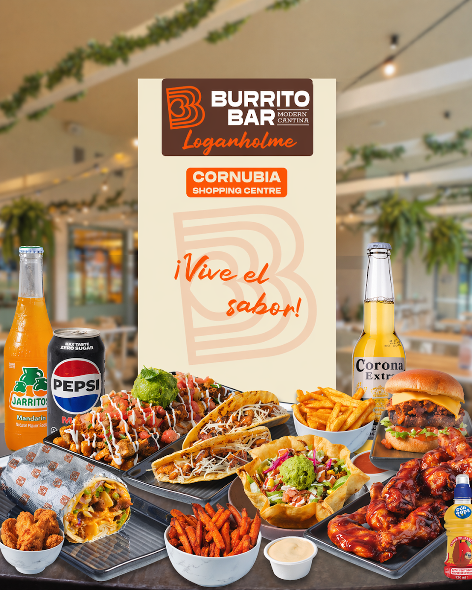 Menu, Burrito Bar Loganholme