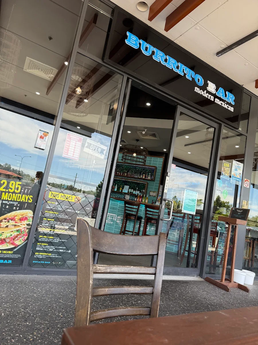 Menu, Burrito Bar Loganholme