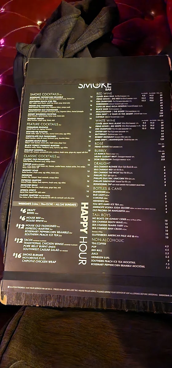 Menu, The Whiskey Barn - Honky Tonk and Smoke BBQ