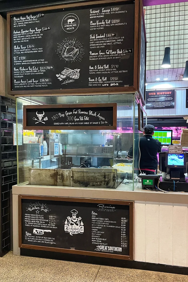 Menu, Andrews Quality