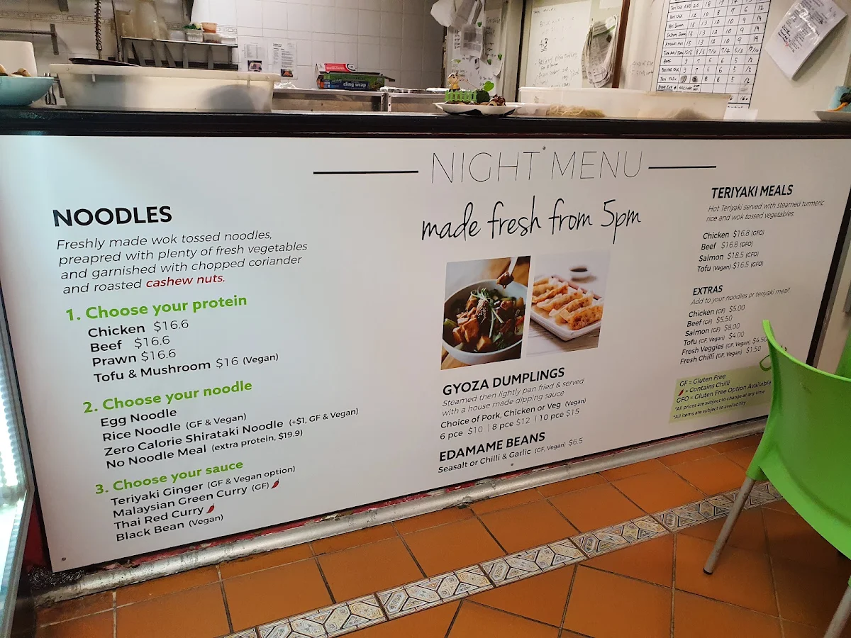 Menu, Peko Peko