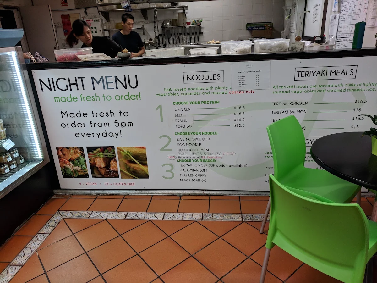 Menu, Peko Peko