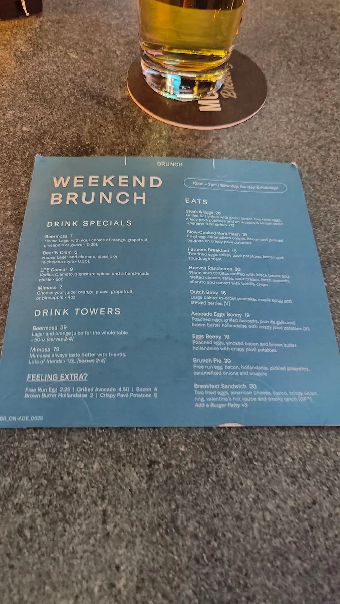 Menu, LOCAL Public Eatery Adelaide