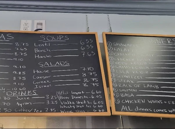 Menu, LOCAL Public Eatery Adelaide