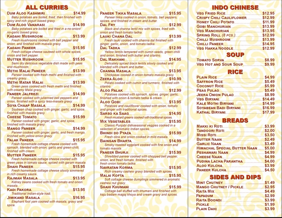 Menu photo 1