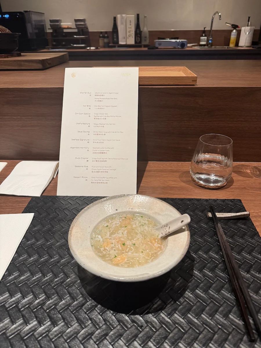 Menu, DOM Cantonese Southbank