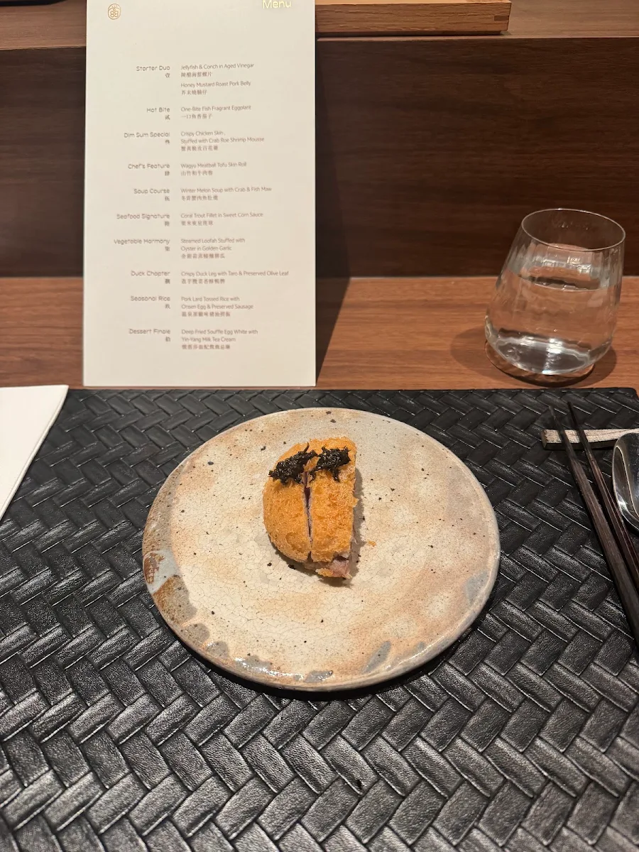 Menu, DOM Cantonese Southbank