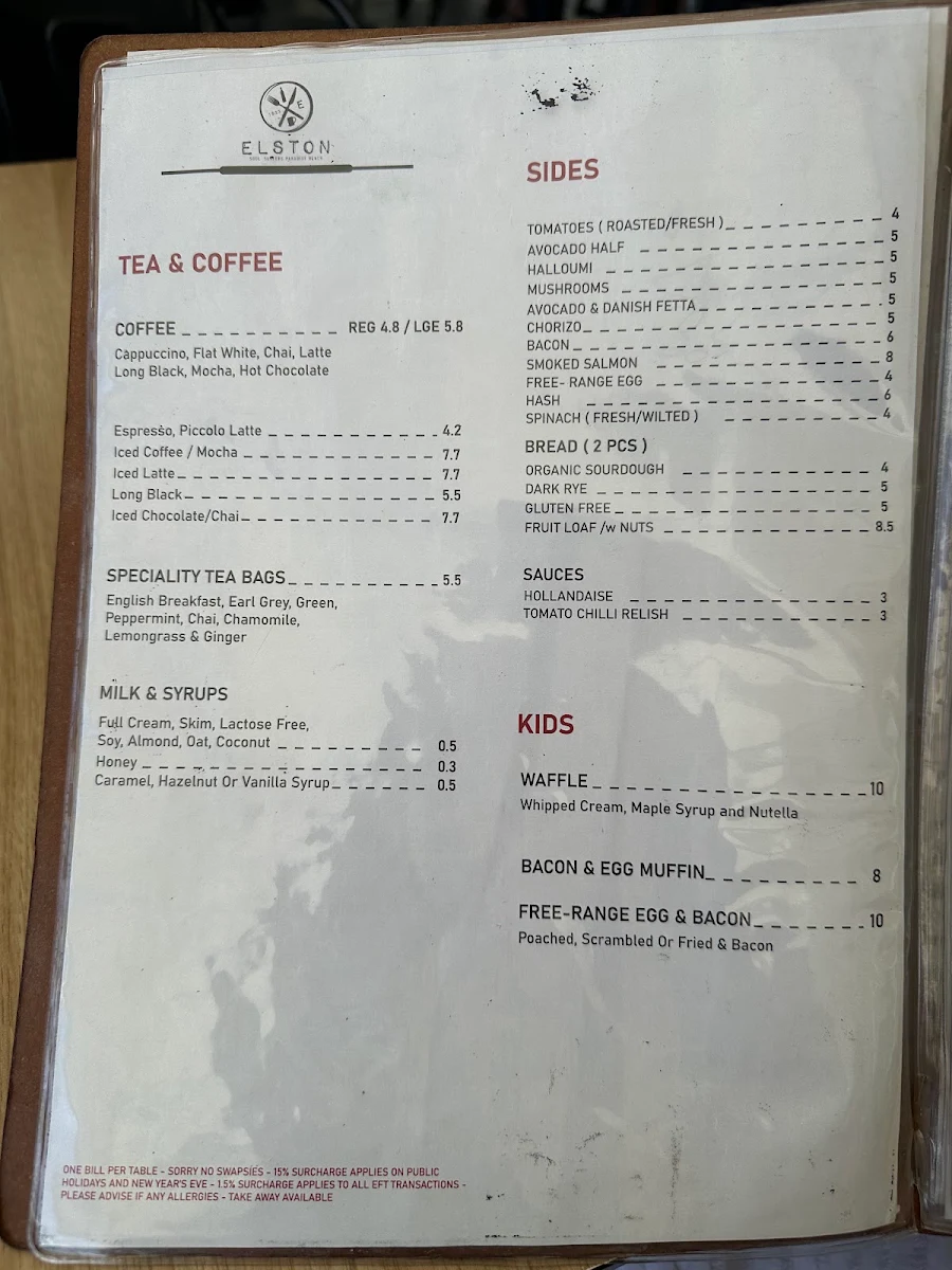 Menu, Woodfired Mediterranean Grill & Cafe