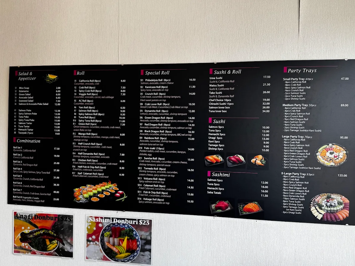 Menu, Chef Martin’s Sushi House