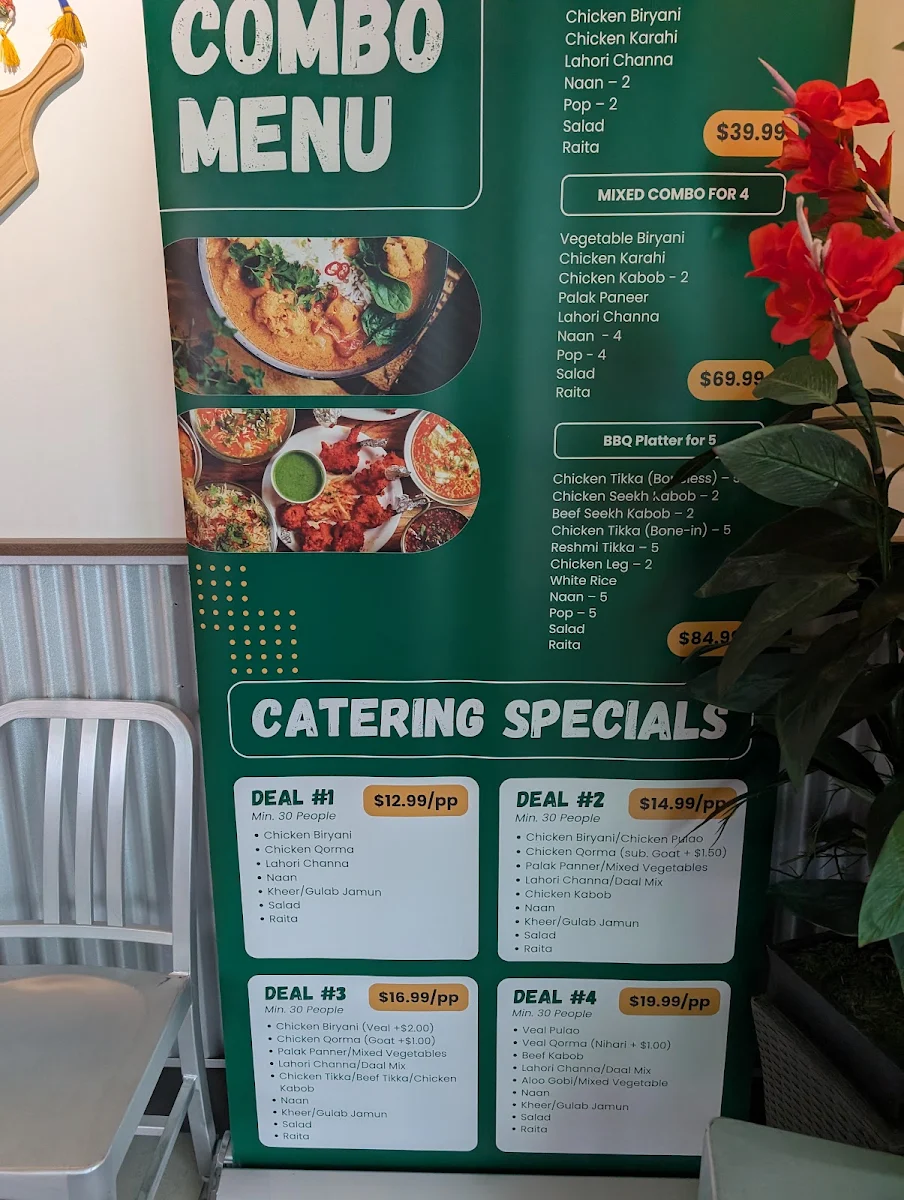 Menu, Apna Dera
