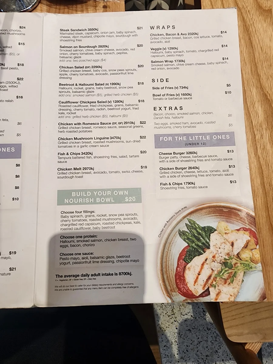 Menu, The Coffee Emporium