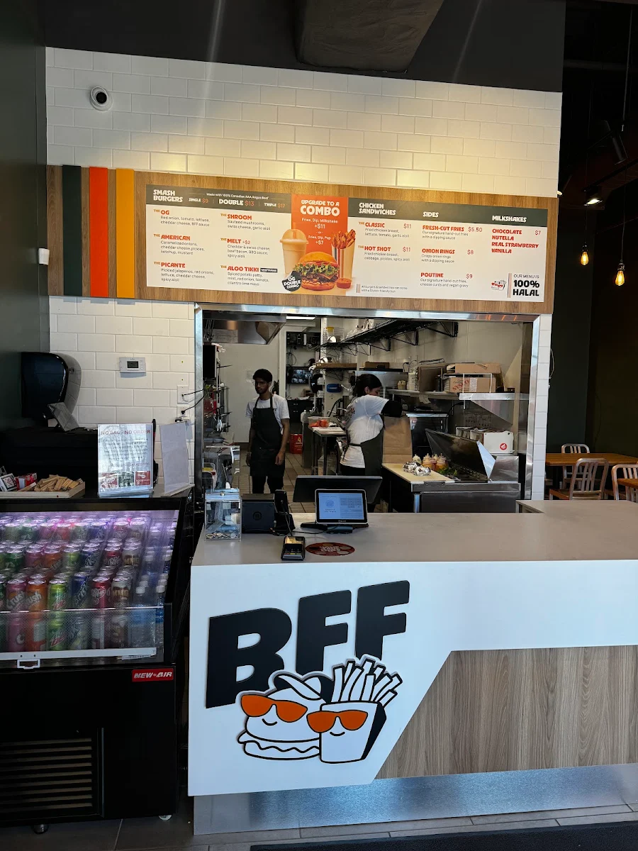 Menu, Burgers n' Fries Forever
