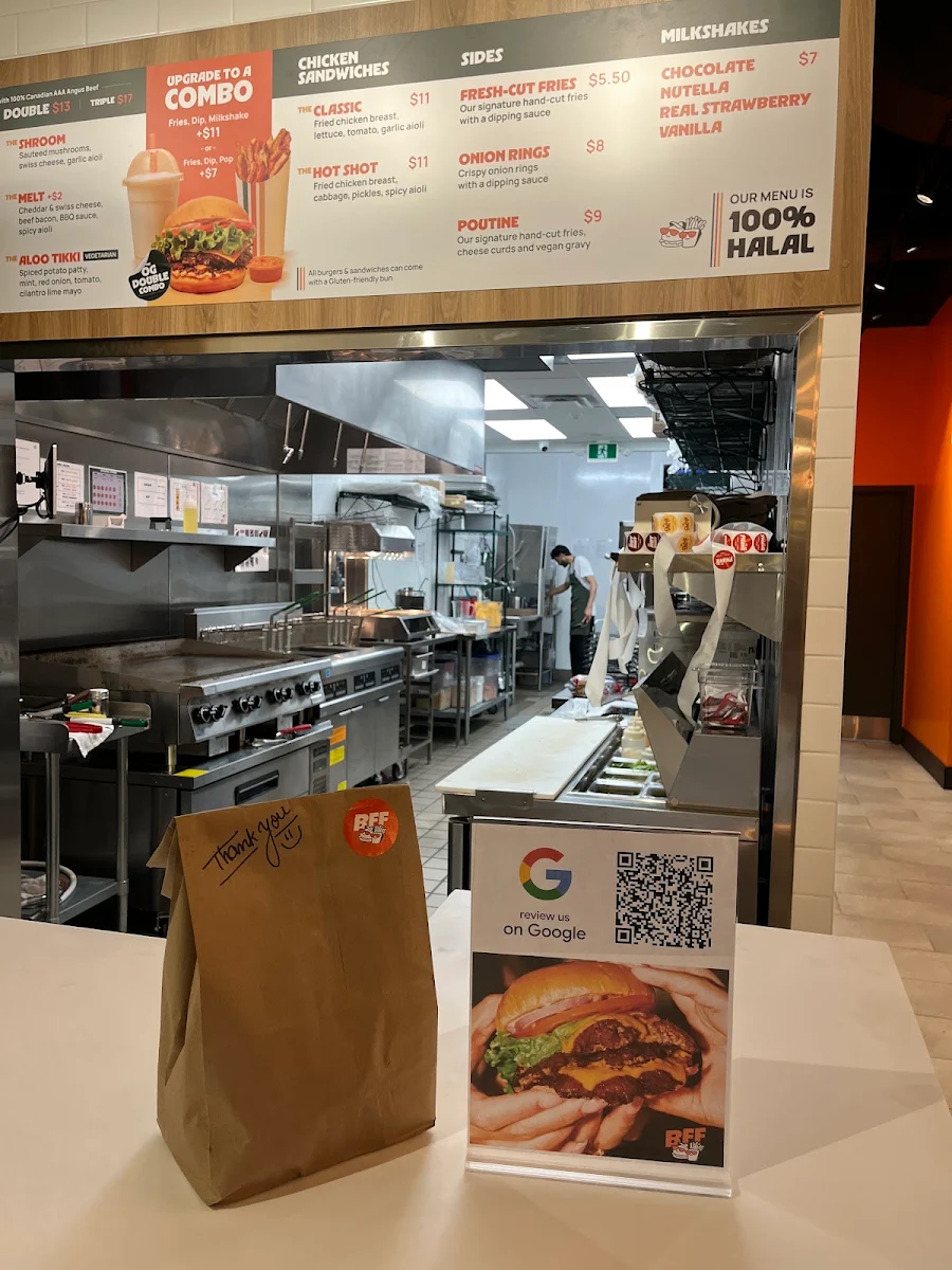 Menu, Burgers n' Fries Forever