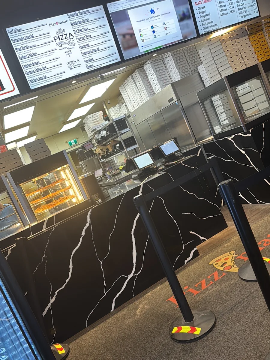 Menu, Pizzomatic