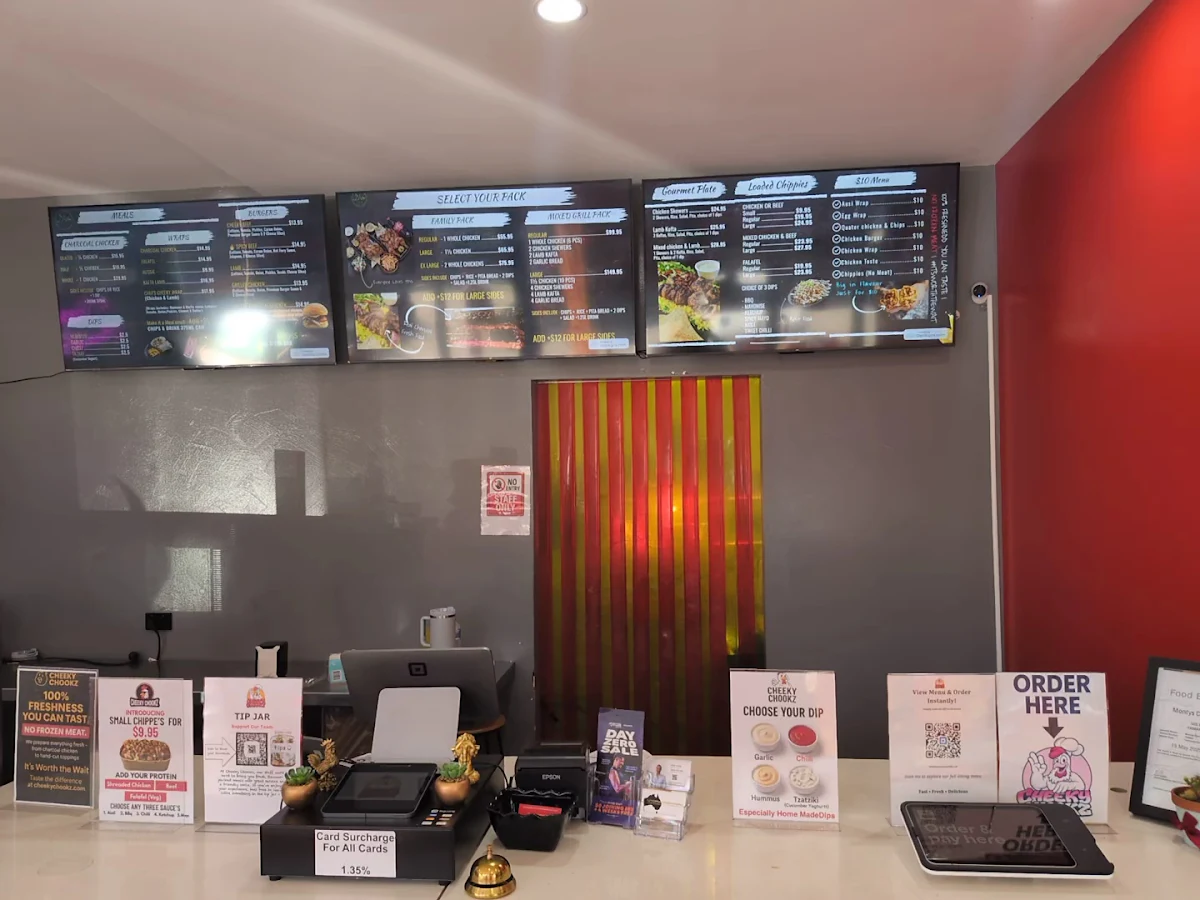 Menu, Cheeky Chookz