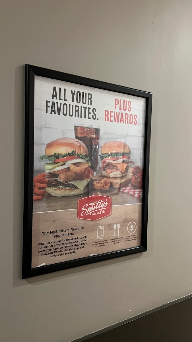 Menu, Smitty's Restaurant & Lounge - Winnipeg Garden City