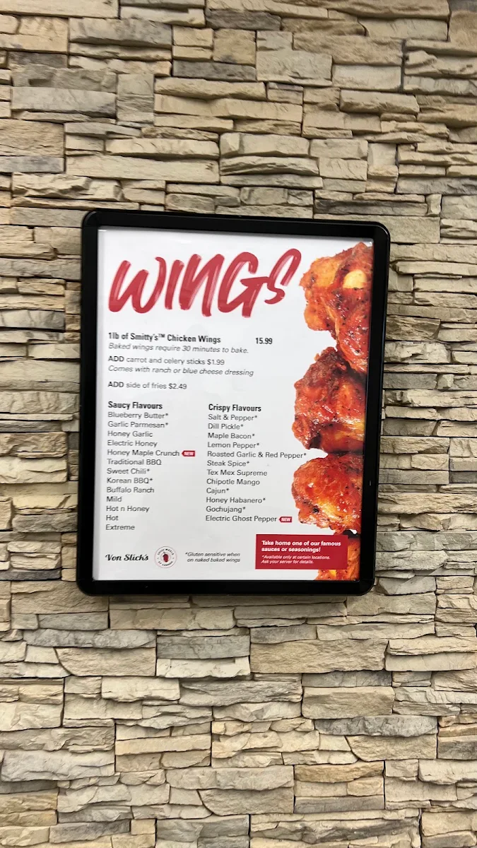 Menu, Smitty's Restaurant & Lounge - Winnipeg Garden City
