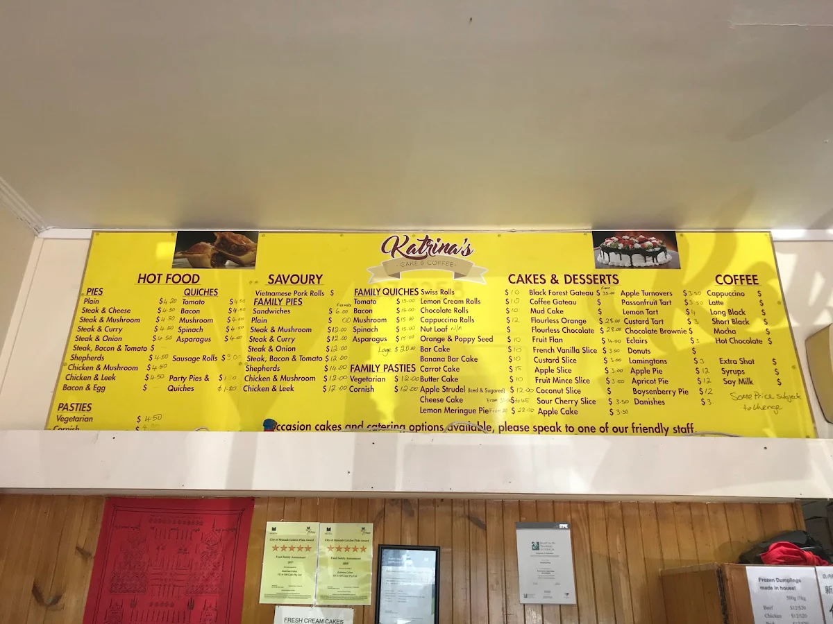 Menu, Katrina's Noodles&Banh Mi