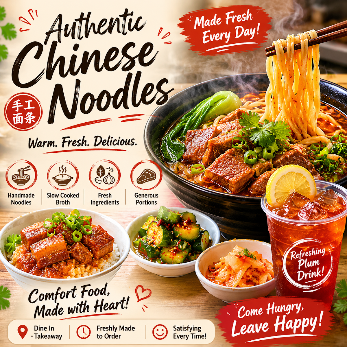 Menu, Katrina's Noodles&Banh Mi